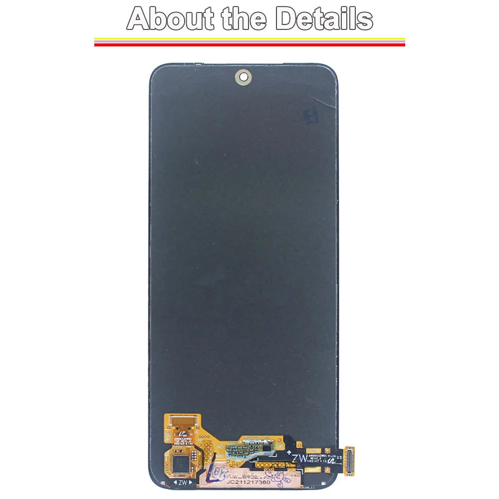 Display LCD da 6,43 pollici per Redmi Note 11 4G, ricambio digitalizzatore touchscreen per 2201117TY 2201117TG, schermo LCD con cornice