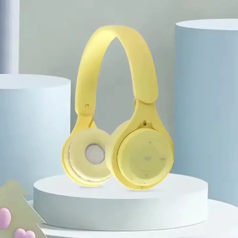 Cuffie Bluetooth Hi-Fi Wireless Over-Ear con Microfono e Riduzione del Rumore, Comode per Viaggi e Uso Domestico