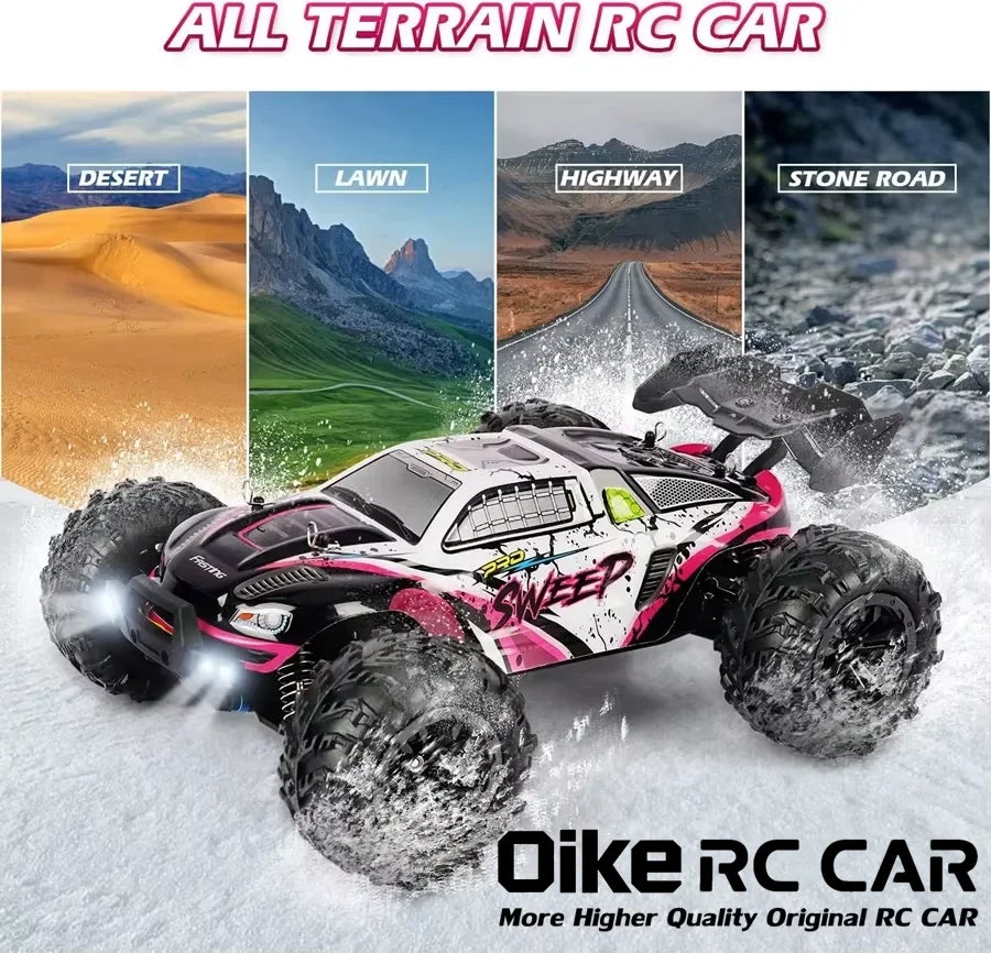Auto radiocomandata Oike 4WD, fuoristrada 4x4, buggy ad alta velocità, camion super brushless, 50 o 80 km/h, auto da corsa con drift veloce, giocattolo, regalo