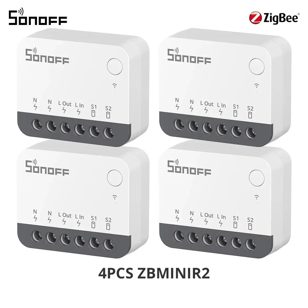 SONOFF ZBMINIR2 Extreme Sonoff Zigbee Switch Sonoff Zbmini R2 Dimensioni più piccole Controllo bidirezionale Temporizzatore sicuro Richiesta cavo neutro
