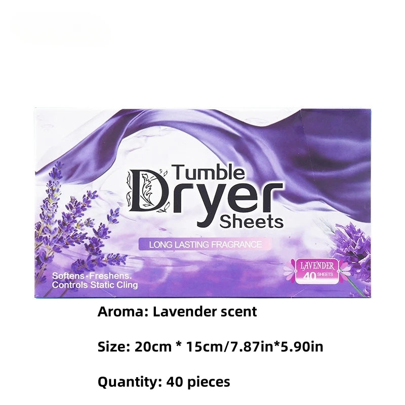 Fogli per asciugatrice Ammorbidente per tessuti naturali sfusi Pianta Lavanda Ammorbidente per bucato Naturalmente Pulizia di abbigliamento per animali domestici Compresse per aromaterapia