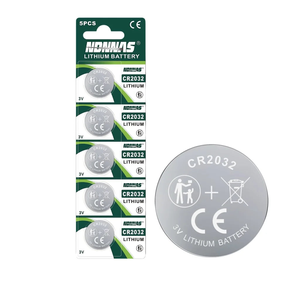 Batterie al litio CR2032 da 3V (5-80 pezzi) per giocattoli, calcolatrici, telecomandi auto, orologi da polso - Batterie a bottone CR2032