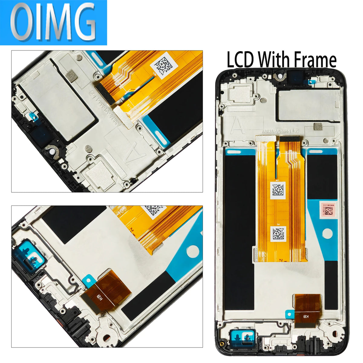 6.6 "Schermo Per OPPO Realme NOTE 60 Display LCD Originale Con Telaio Touch RMX3933 Pannello Digitizer Parti di Ricambio