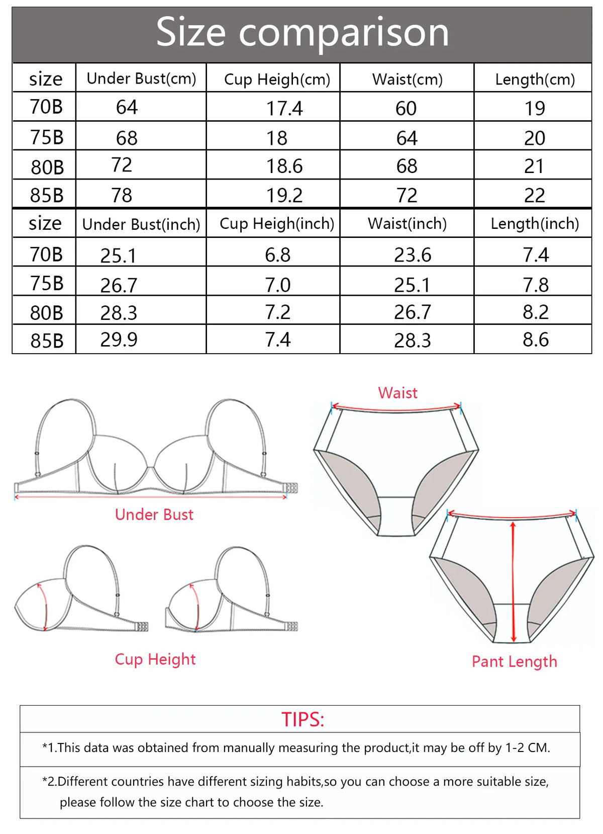 Set reggiseno con bottoni frontali in pizzo rosso in due pezzi senza anello in acciaio Lingerie sexy per reggiseno push up intimo donna J2022