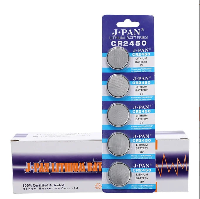 2-60pcs CR2450 batteria 3V batteria a bottone al litio 550mAh CR2450 5029LC LM2450 DL2450 CR2450N BR2450 batteria a bottone cellulare per giocattoli per orologi
