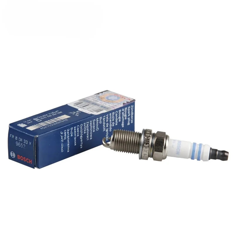 4 candele Bosch a doppio iridio FR8DII33X per Mitsubishi Lancer, per Hyundai Tucson Elantra Rio Accent Sonata【OE:C2A1535】
