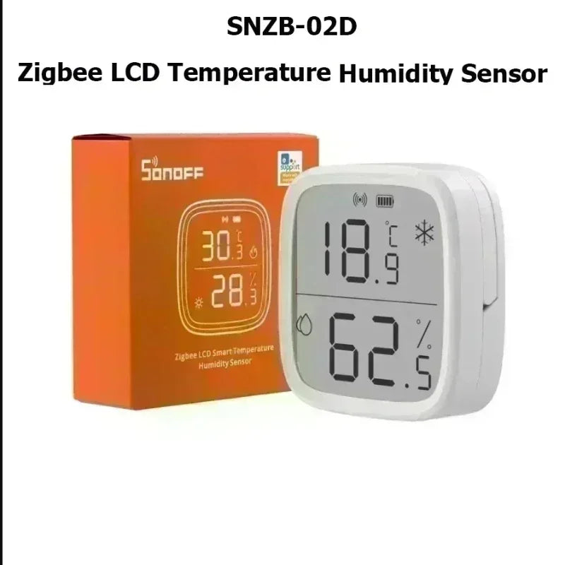 SONOFF SNZB-06P SNZB-05P Zb Bridge Pro Sensore di perdite d'acqua Zigbee ZbminiL2 SNZB-02D Sensore per porte e finestre Sensore di temperatura e umidità