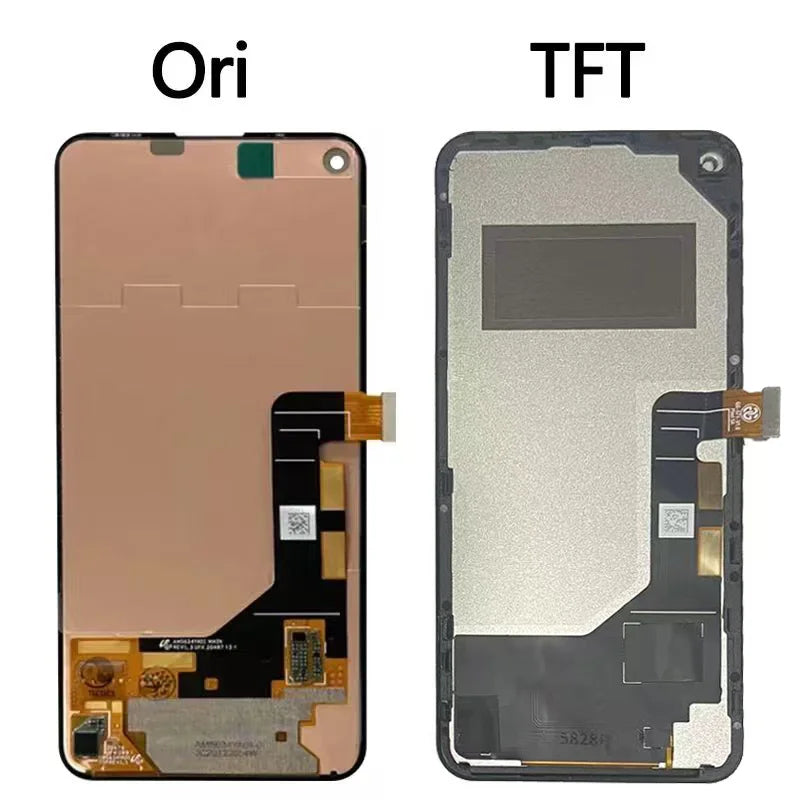 6.34 "Testato Per Google Pixel 5a 5G G1F8F Display LCD Touch Screen Digitizer Assembly Per Pixel 5A 5G G4S1M Display Con Telaio