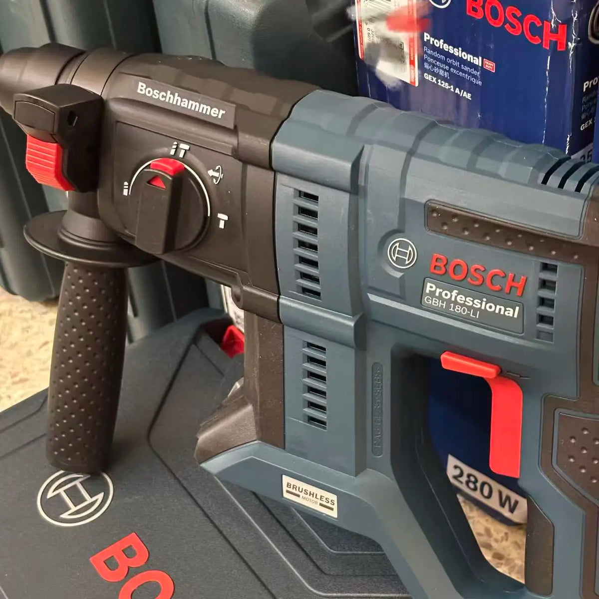 BOSCH GBH180‑LI 18V Martello Perforatore Rotativo Brushless SDS‑Plus Multifunzione Senza Fili per Calcestruzzo
