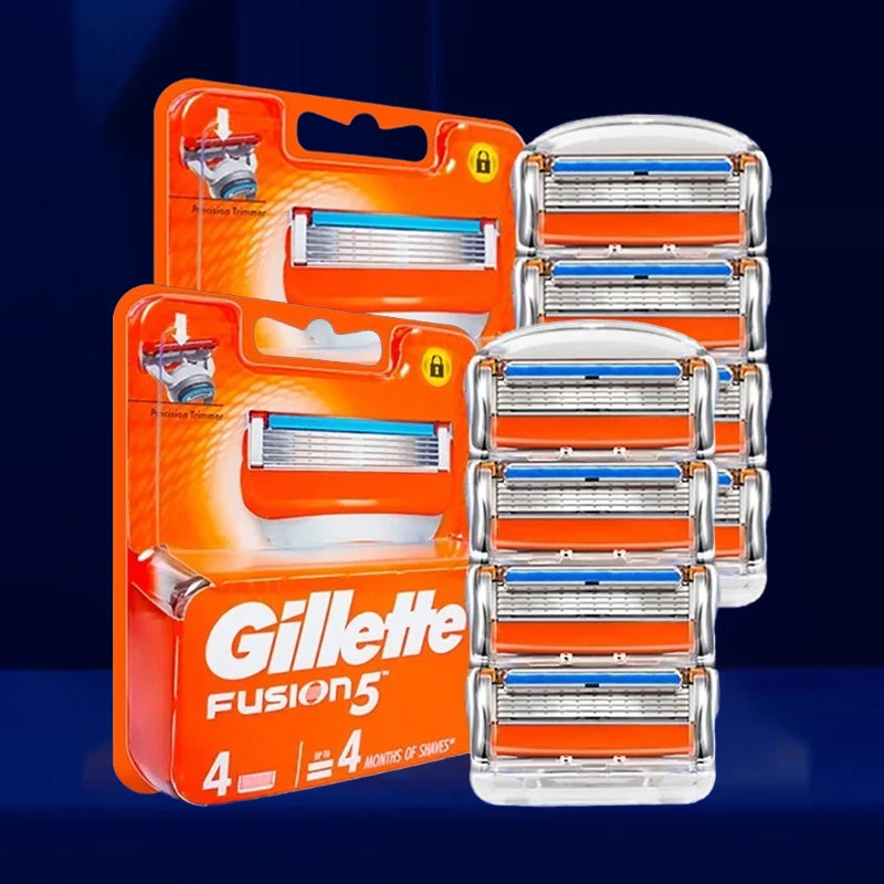 Lame di ricambio Gillette Fusion 5 lame di rasoio per rasoi bagnati da uomo