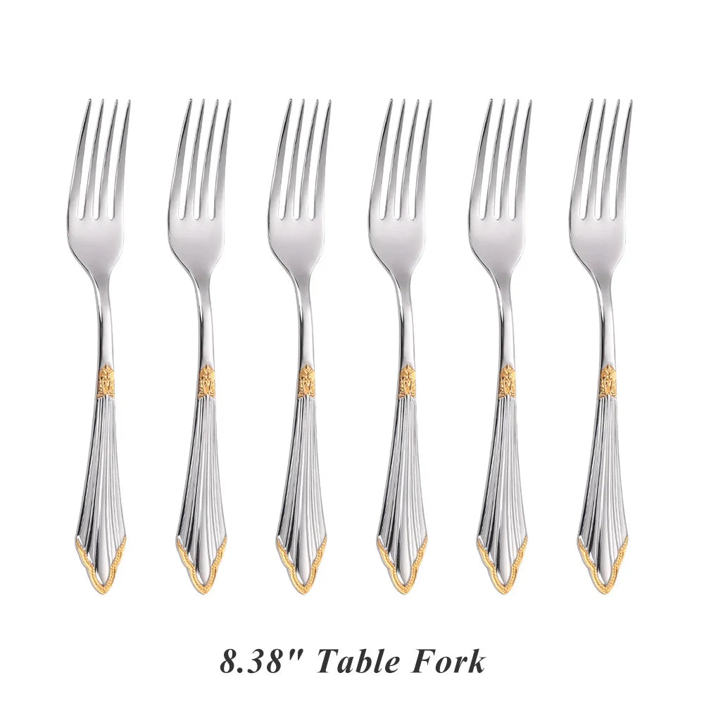 Set di 6 cucchiai da tavola da 6 cucchiai da zuppa in acciaio inossidabile Set di cucchiai da zuppa Royal 6 pezzi per cucina/casa/ristorante