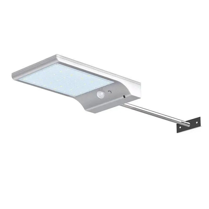 48 led luci da parete stradali solari 450LM 3.5W led sensore PIR di movimento solare luci DIM in alluminio con telecomando per garage da giardino