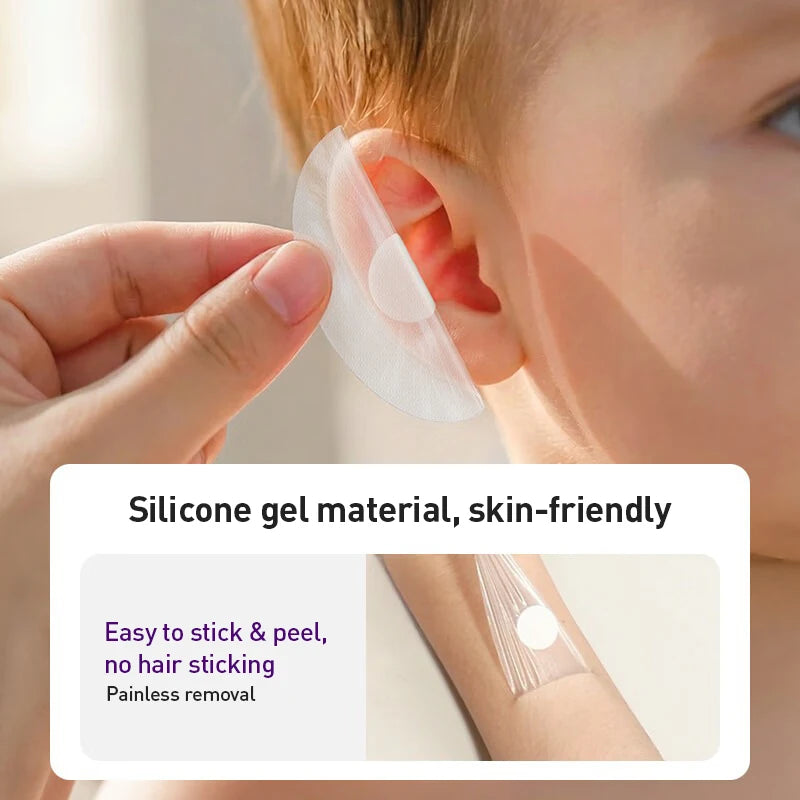 Avent Patch Protettivi in Silicone per Orecchie 30pz, Copri Orecchie Impermeabili Morbidi e Indolore da Rimuovere, per Bagno e Nuoto Bambini 0-12 Anni