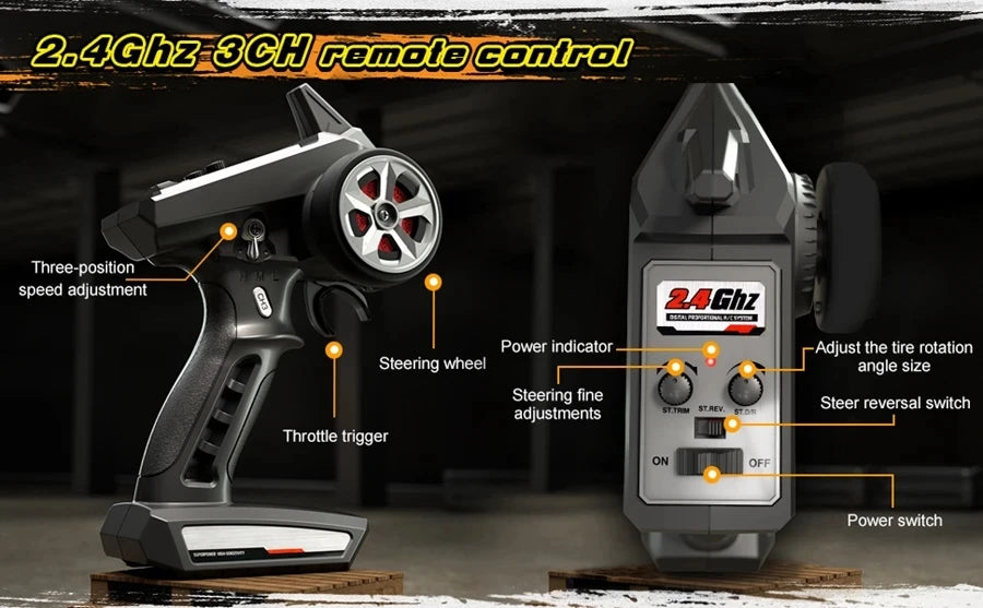 Auto radiocomandata Oike 4WD, fuoristrada 4x4, buggy ad alta velocità, camion super brushless, 50 o 80 km/h, auto da corsa con drift veloce, giocattolo, regalo