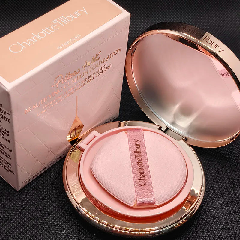 Fondotinta Liquido e Cipria Micro-Leggera Charlotte Tilbury: Cosmetici Portatili Multiuso Effetto Flawless
