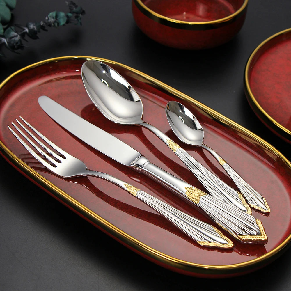Set di 6 cucchiai da tavola da 6 cucchiai da zuppa in acciaio inossidabile Set di cucchiai da zuppa Royal 6 pezzi per cucina/casa/ristorante