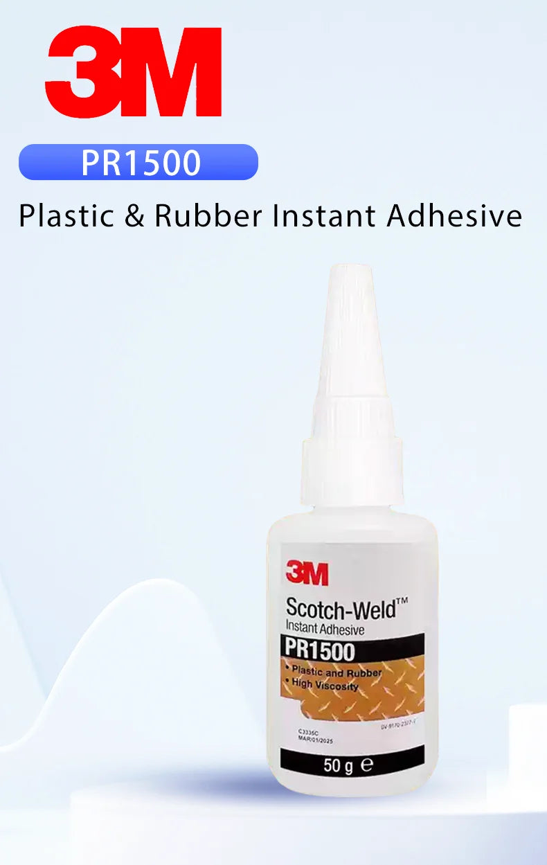 Adesivo Istantaneo Originale 3M PR40 PR100 PR1500 Scotch-Weld per Plastica, Gomma, Guarnizioni, Gioielli, Elettronica, Colla CA a Rapida Asciugatura