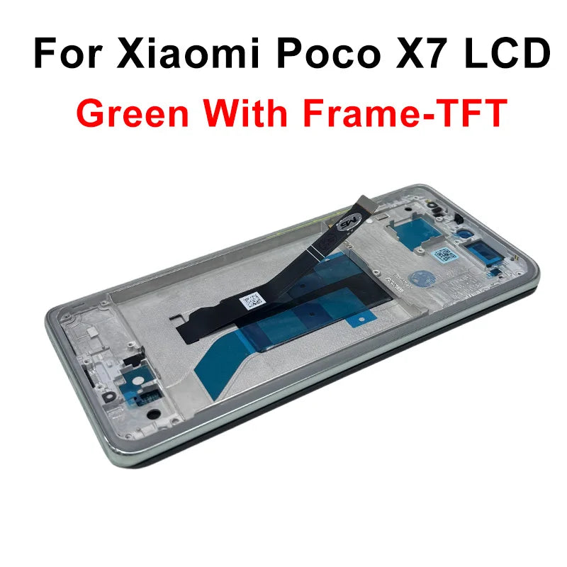 Display OLED da 6,67" per Xiaomi Poco X7 LCD 24095PCADG, display touch digitizer per Poco X7 Pro, schermo 2412DPC0AG, parti di assemblaggio