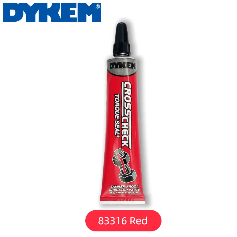 Sigillo di controllo a coppia DYKEM Cross Check 1oz, pasta indicatrice antimanomissione per bulloni e dadi, vernice di marcatura anti-allentamento per elementi di fissaggio