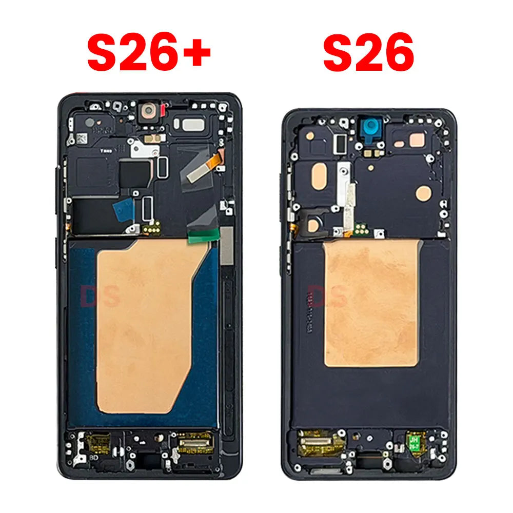 Display AMOLED 120Hz per Samsung Galaxy S26 SM-S942 6.3'' con Touch Screen e Digitalizzatore, Assemblaggio S26Plus con Cornice, Parti di Ricambio per Riparazione