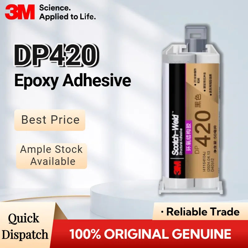 Colla adesiva epossidica originale 3M DP420 50ml Adesivo strutturale a due componenti Scotch-Weld DP420NS