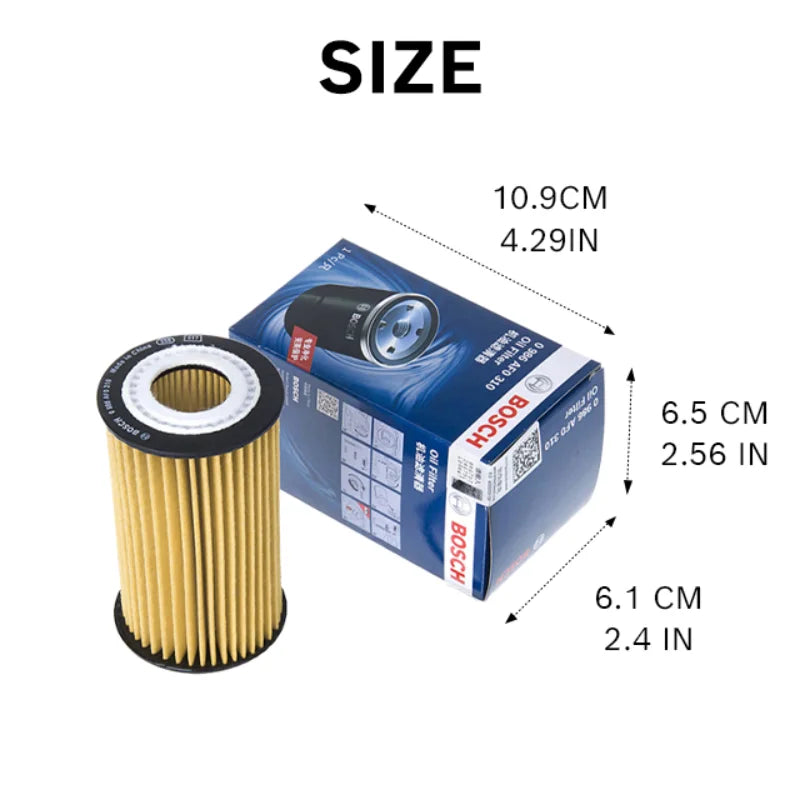 Filtro dell'olio Bosch AF0310 Adatto per Buick Regal LaCrosse Encore, per Chevrolet Cruze Malibu Trax Epica Aveo【OE:93185674】
