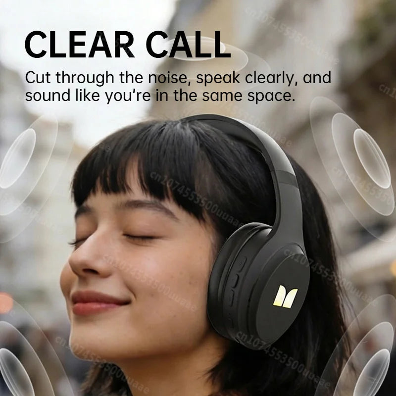 Cuffie Bluetooth 6.0 Monster N21 con Doppia Modalità EQ, Auricolari Stereo Immersivi, Pieghevoli Over-Ear, con Microfono, Cablate/Wireless
