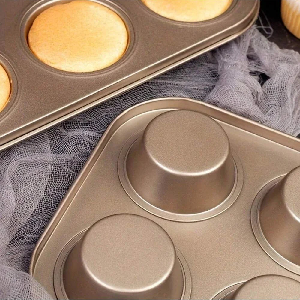 Teglia per cupcake Vassoio per muffin Stampo per cupcake Teglia per muffin Teglia da forno in acciaio al carbonio Teglia per biscotti antiaderente Stampo per torta al microonde