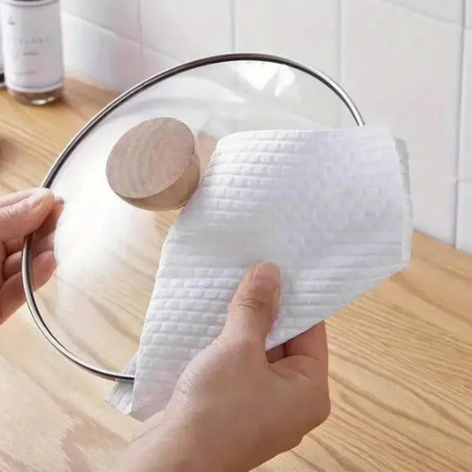 500/50pcs Cucina Riutilizzabile Stracci Usa E Getta Panni di Pulizia Non Tessuti Lavaggio Strofinacci Straccio Asciugamani di Stoffa Pad Antiaderente