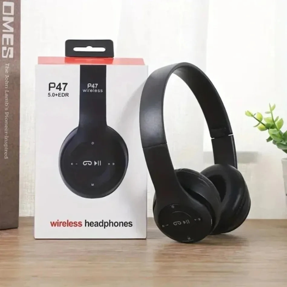 Cuffie Bluetooth 5.0 Pieghevoli Senza Fili, Auricolari Portatili HiFi Over-Ear per Sport, Viaggi, Uso Quotidiano, Giochi e Musica