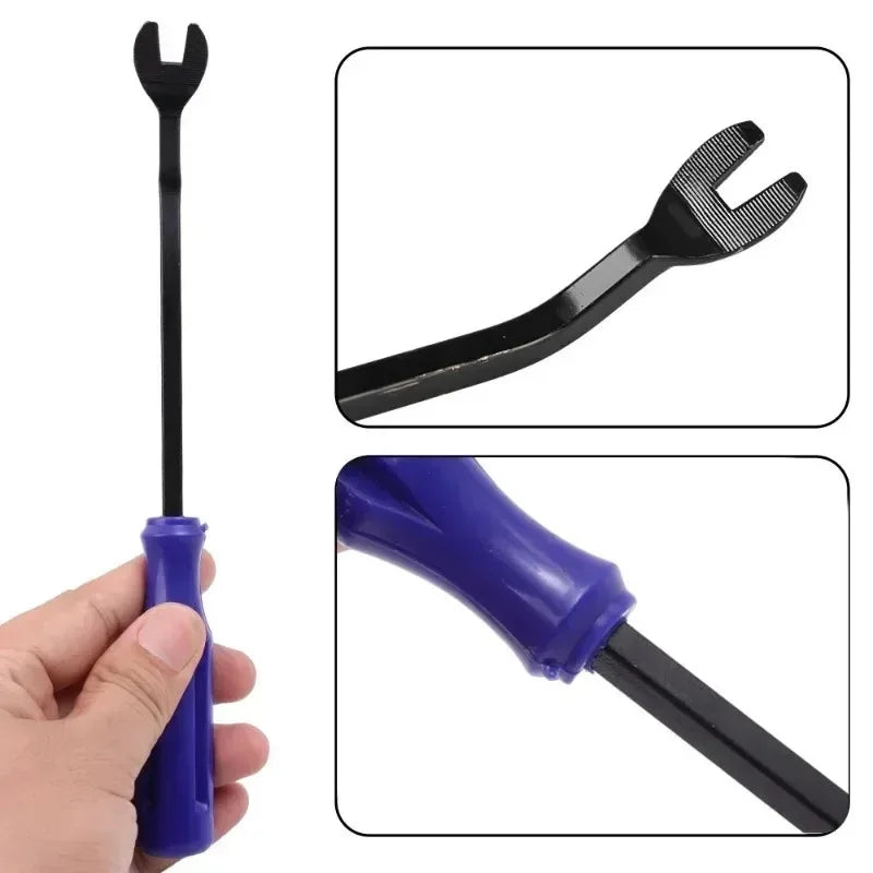 Kit di attrezzi per smontaggio auto iLMH, kit in plastica per rimozione pannelli, clip, finiture, radio, cruscotto, audio, attrezzi per installazione e riparazione