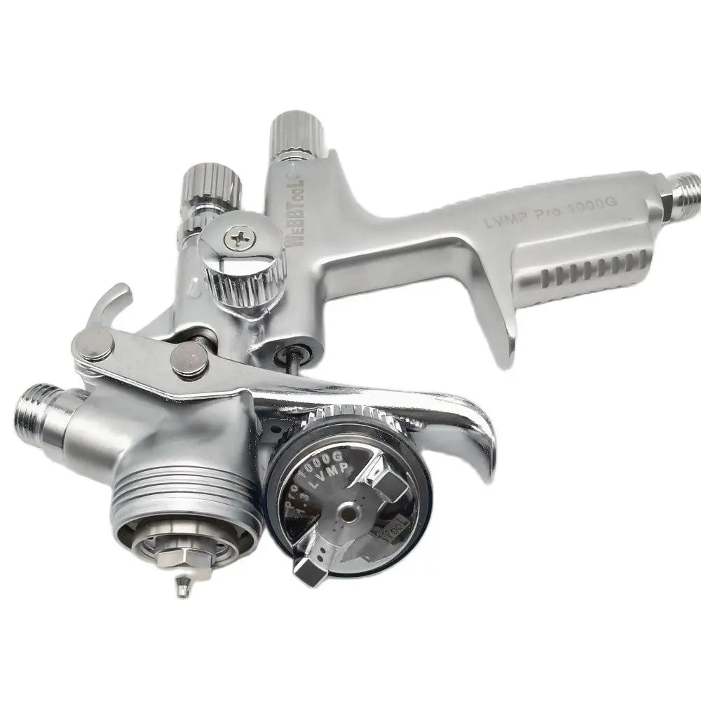 Pistole a spruzzo LVMP 1000G Ugello in acciaio inossidabile da 1,3 mm Pistola a spruzzo per vernice Pistola a spruzzo ad aria per verniciatura a spruzzo per auto