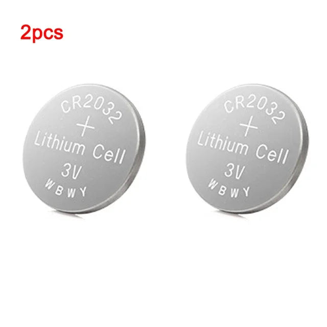 Pila a bottone al litio 3V CR2032 BR2032 DL2032 ECR2032 Batterie agli ioni di litio per orologio elettronico LED Light Toy Remote 5 pezzi