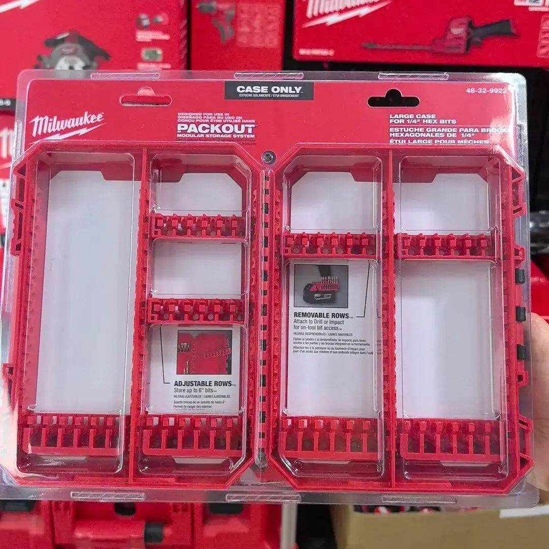 Kit di Punte per Trapano a Impatto Milwaukee Heavy-Duty, Attacchi Esagonali da 1/4", Punte Magnetiche Organizzate in Custodia Portatile