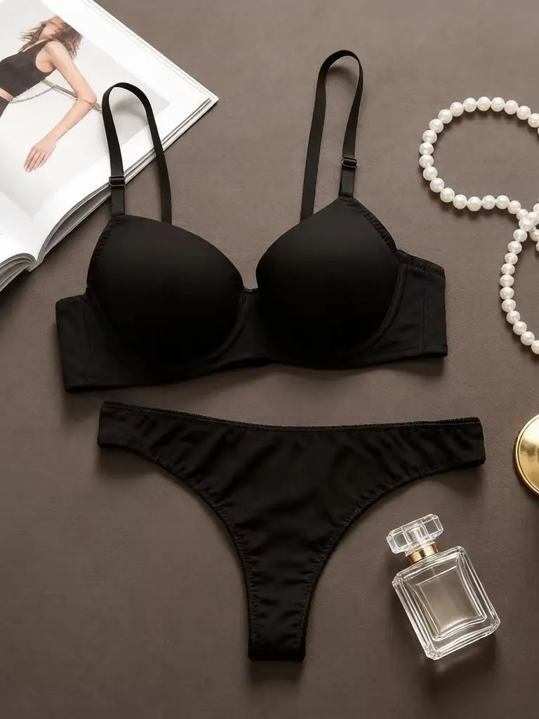 Nuova lingerie europea e americana a 3/4 tazze con stampa leopardata abbinata a un set di biancheria intima da donna sexy perizoma reggiseno push up B2087