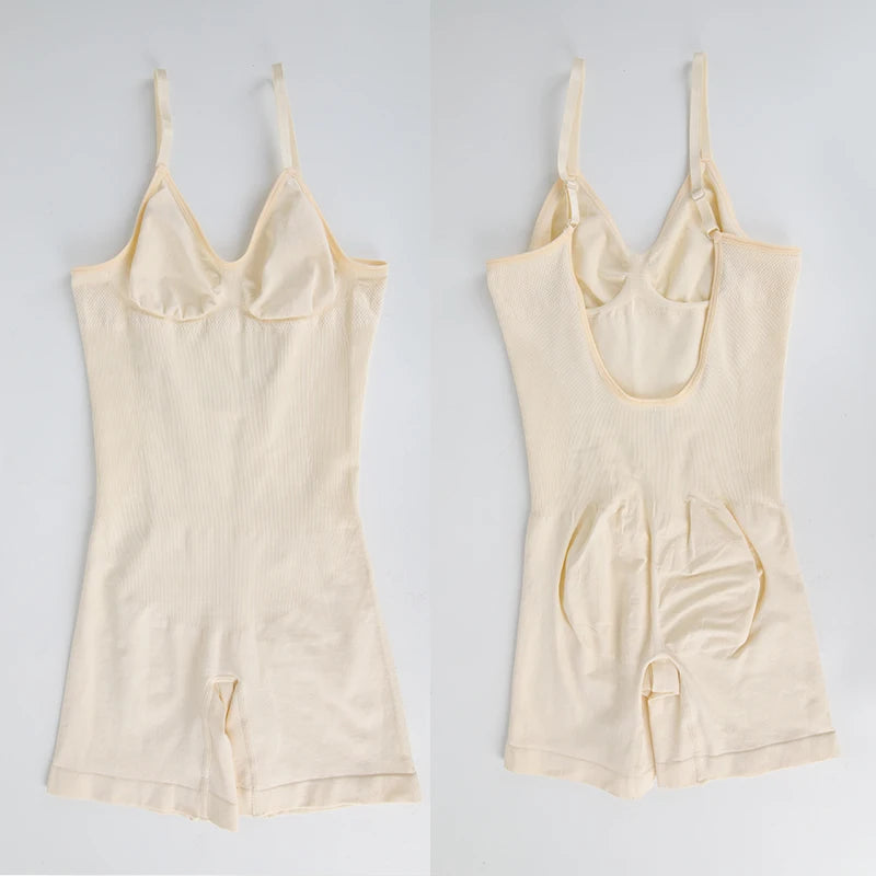 Nuovo Body Modellante a Vita Bassa da Donna in Rete, con Effetto Solleva Glutei, Liscio, Senza Schienale, Modellante Corpo, Contorno Snellente e Corsetto Pancia Piatta