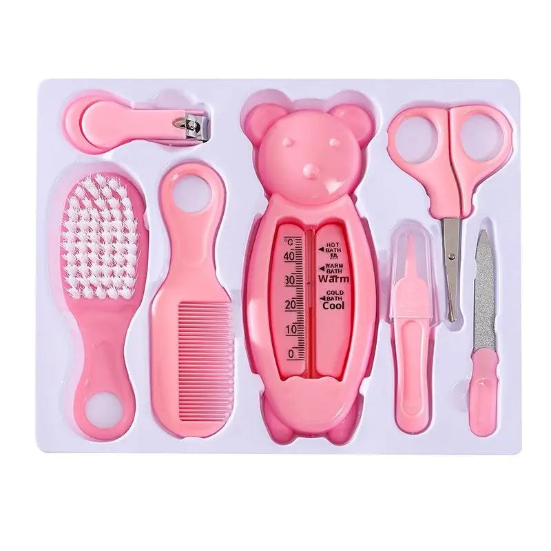 Set di 13 Pezzi per la Cura del Bambino, Kit Portatile per Toelettatura e Cura delle Unghie
