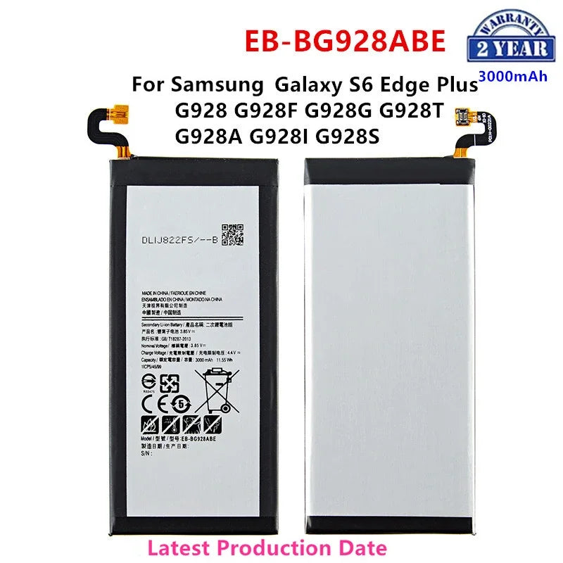 Nuovissima batteria EB-BG928ABE 3000mAh per Samsung S6 edge Plus SM-G9280 G928P G928F G928V G9280 G9287 Plus S6edge + + Tools