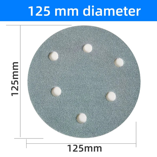 Disco Abrasivo da 5 Pollici a 6 Fori P80-400 per Levigatrice a Secco FESTOOL - Pad Lucidante Durevole