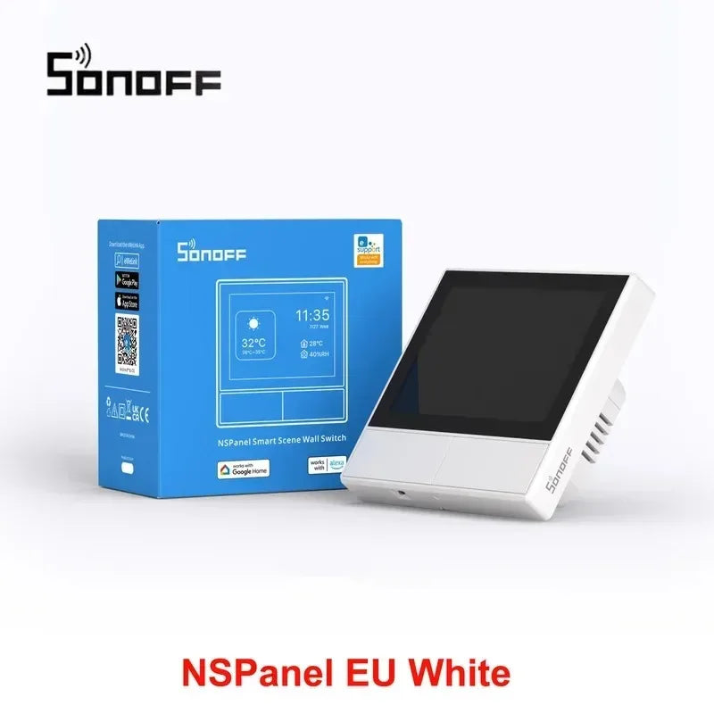 SONOFF NSPanel Sonoff Interruttore A Parete Pannello di Controllo Casa Intelligente Sonoff Ns Pannello 86P EU/US Termostato Digitale di Temperatura Alexa Google