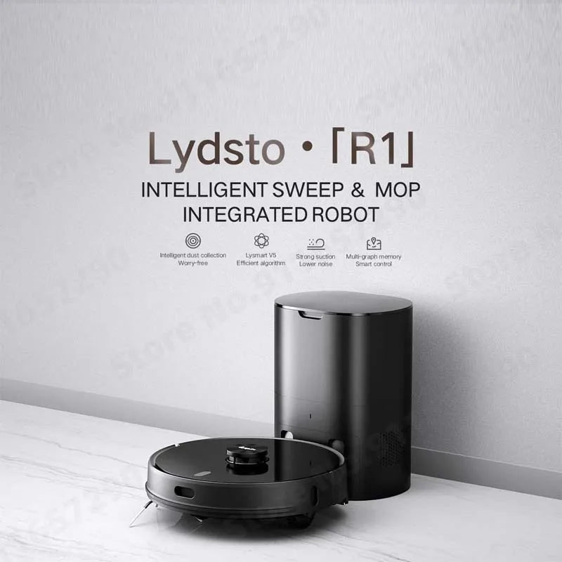 Spazzola principale/laterale Filtro HEPA Mop Panno Scatola per la polvere Sacchetto per la polvere per XiaoMi Lydsto R1 / R1A / R1 Pro / S1 Parti per aspirapolvere robot