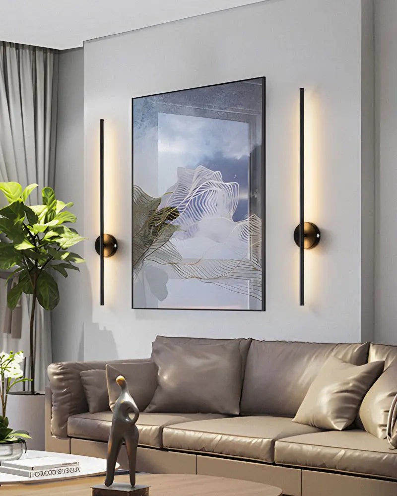 Lampade da parete a LED con batteria ricaricabile wireless con telecomando 3CCT 360 ° Lampada da parete a LED dimmerabile con interruttore tattile girevole nera