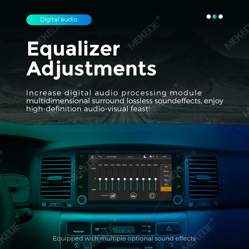 MEKED Autoradio Linux 7 Pollici con CarPlay Wireless e Android Auto per Toyota Yaris Corolla RAV4 Avensis Aygo Prius, Lettore Multimediale Universale 4K con Schermo per Telecamera Posteriore