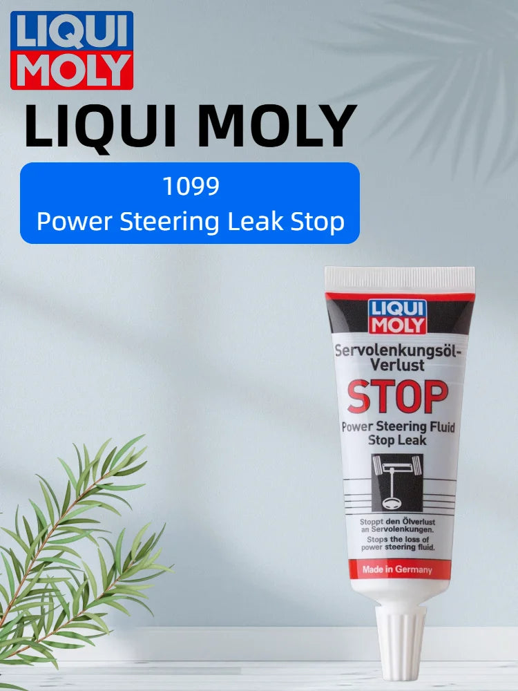 LIQUI MOLY 1099 Power Steering Stop Leak – Silenzia i rumori, ferma la perdita di olio, ripristina gli sigilli, concentrato 35ML
