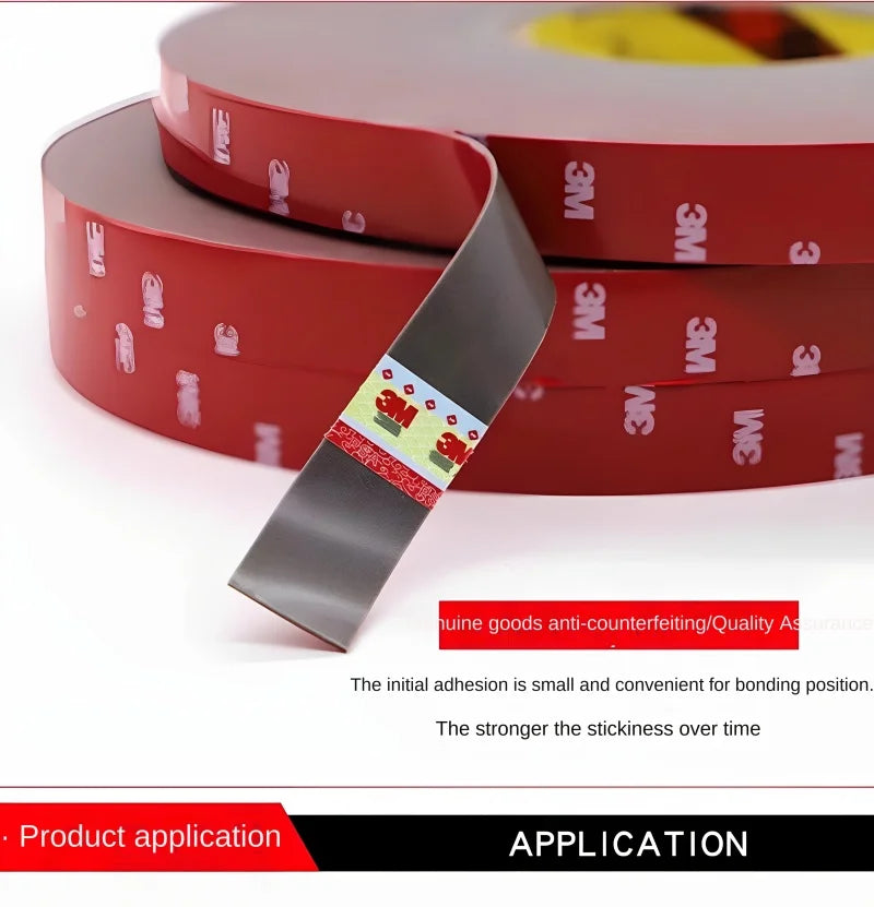 3M VHB Forte biadesivo adesivo 3M 4229P 5-50mm Nastro adesivo in schiuma senza traccia impermeabile per auto casa interna ad alta temperatura