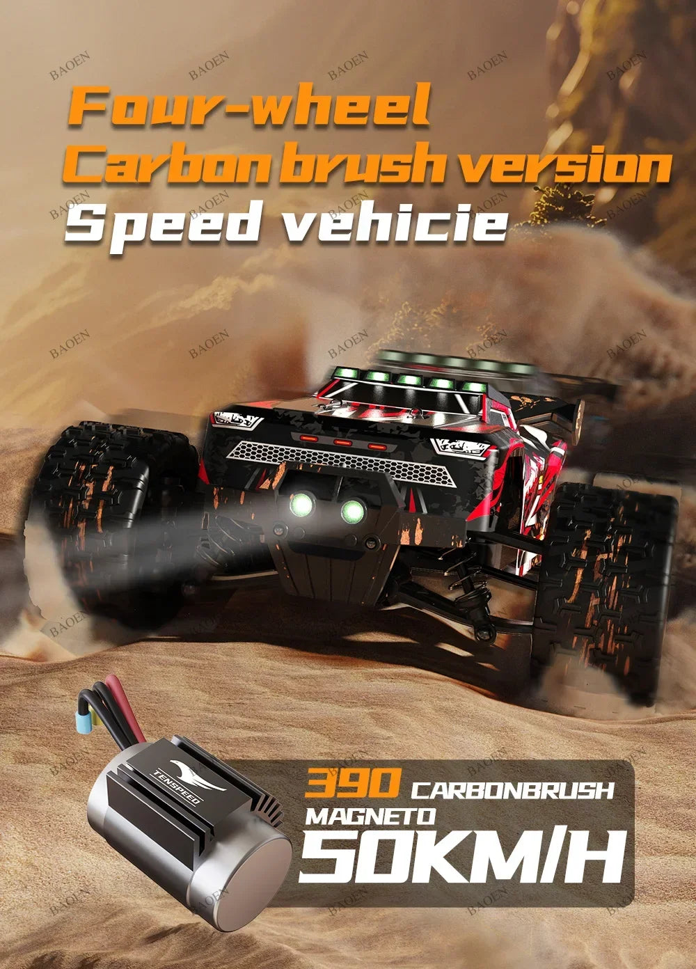 SCY9522PRO Auto RC ad alta velocità 85 km/h, brushless, 4WD, da fuoristrada e drift, telecomandata, 1:16, auto da corsa professionale SCY9522 50 km/h