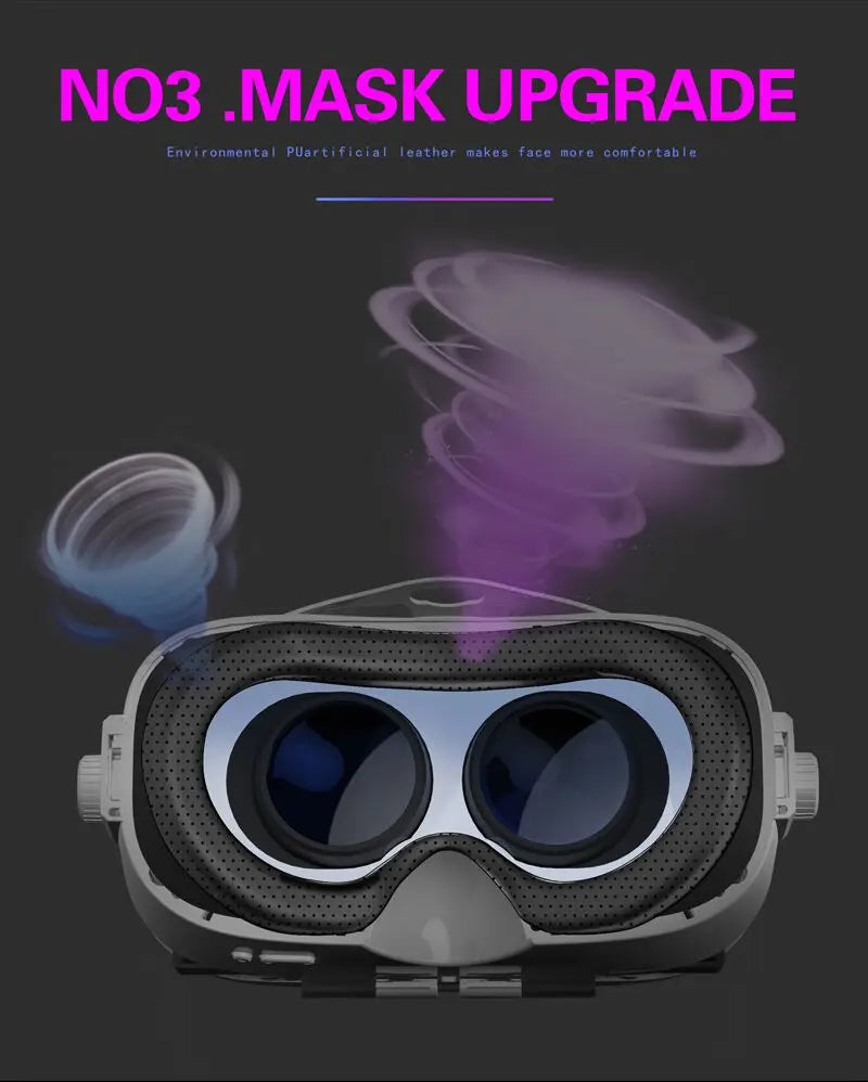Shinecon occhiali VR per realtà virtuale cuffie 3D dispositivo Viar lenti per casco intelligente occhiali per cuffie per Smartphone cellulare