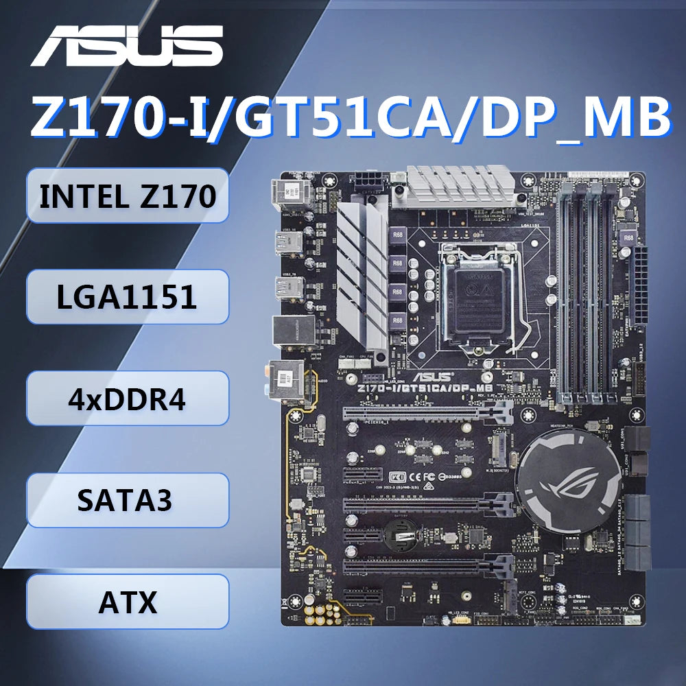 Scheda Madre ASUS Z170-I/GT51CA/DP_MB ATX Intel Z170 LGA1151 DDR4 SATA3 SPDIF M.2 per Intel Core I7 I5 di 6a Generazione