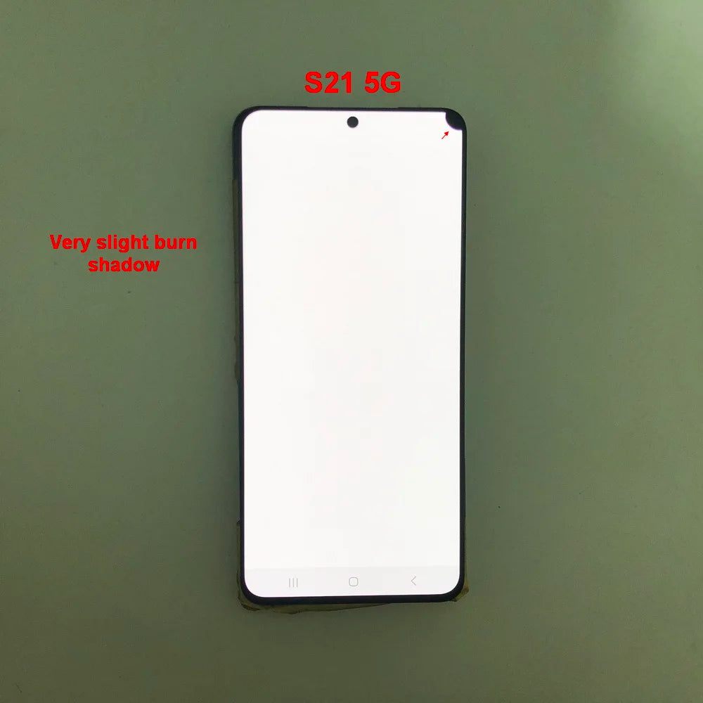 Display LCD Super AMOLED per Samsung S21 5G G990F G991F G991U G991B/DS, Schermo Touch Digitizer 6.2'' con Difetti, Ricambio Schermo