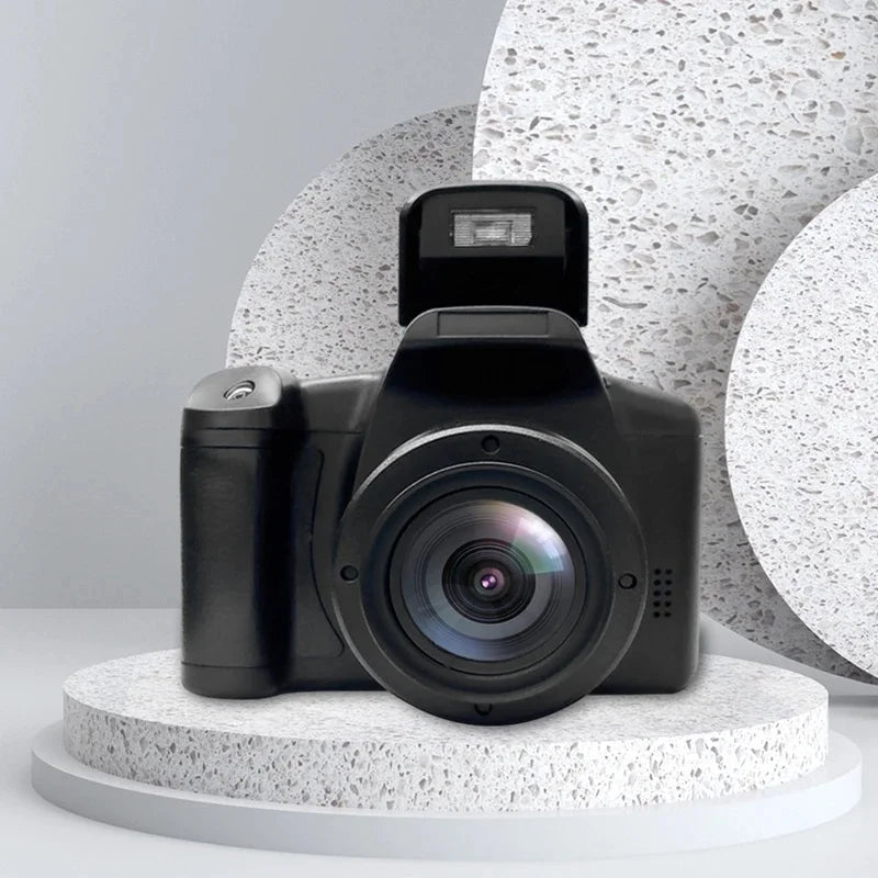 Fotocamera professionale per principianti, videocamera digitale SLR portatile, zoom digitale 16x, 16MP, uscita HD, fotocamera per selfie.